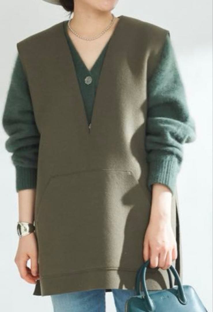 plage WOオーバーベスト　ウィムガゼットカーキシャツお纏め