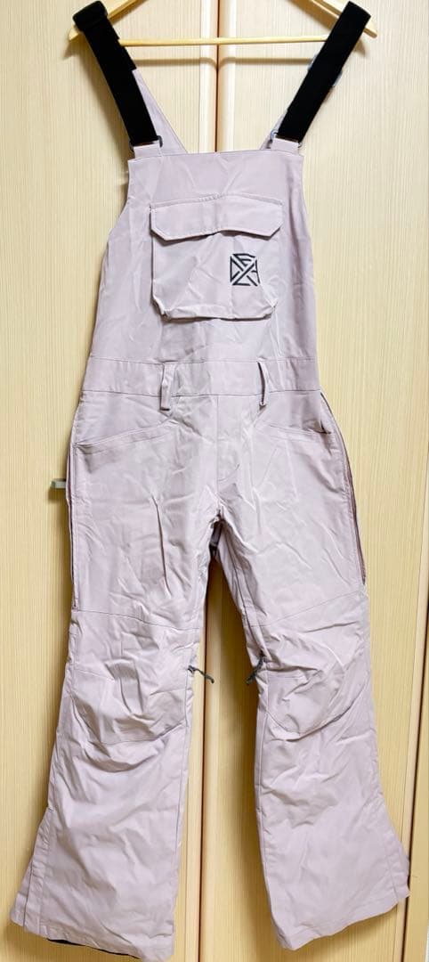 43DEGREES スノーボードウェア スキーウェア ビブパンツ　レディースM