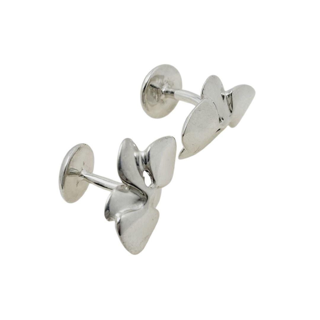 【美品】アンジェラカミングス カフリンクス リーフ 925 シルバー