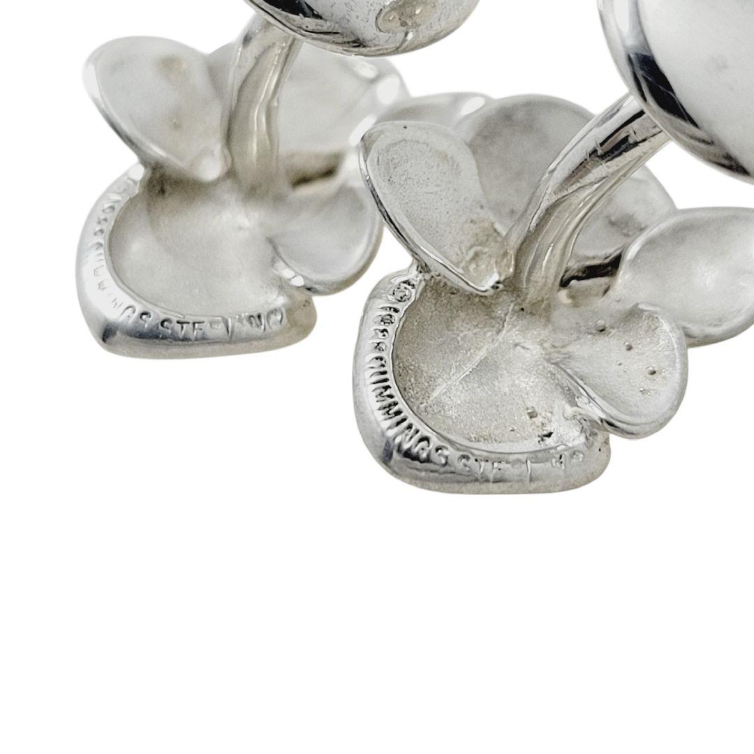 【美品】アンジェラカミングス カフリンクス リーフ 925 シルバー
