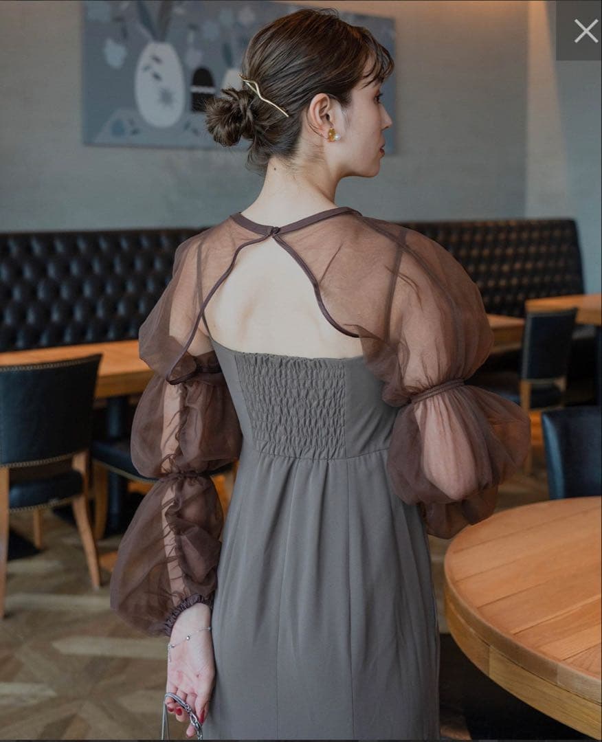 Kastane オケージョンドレス/結婚式 ブラウン