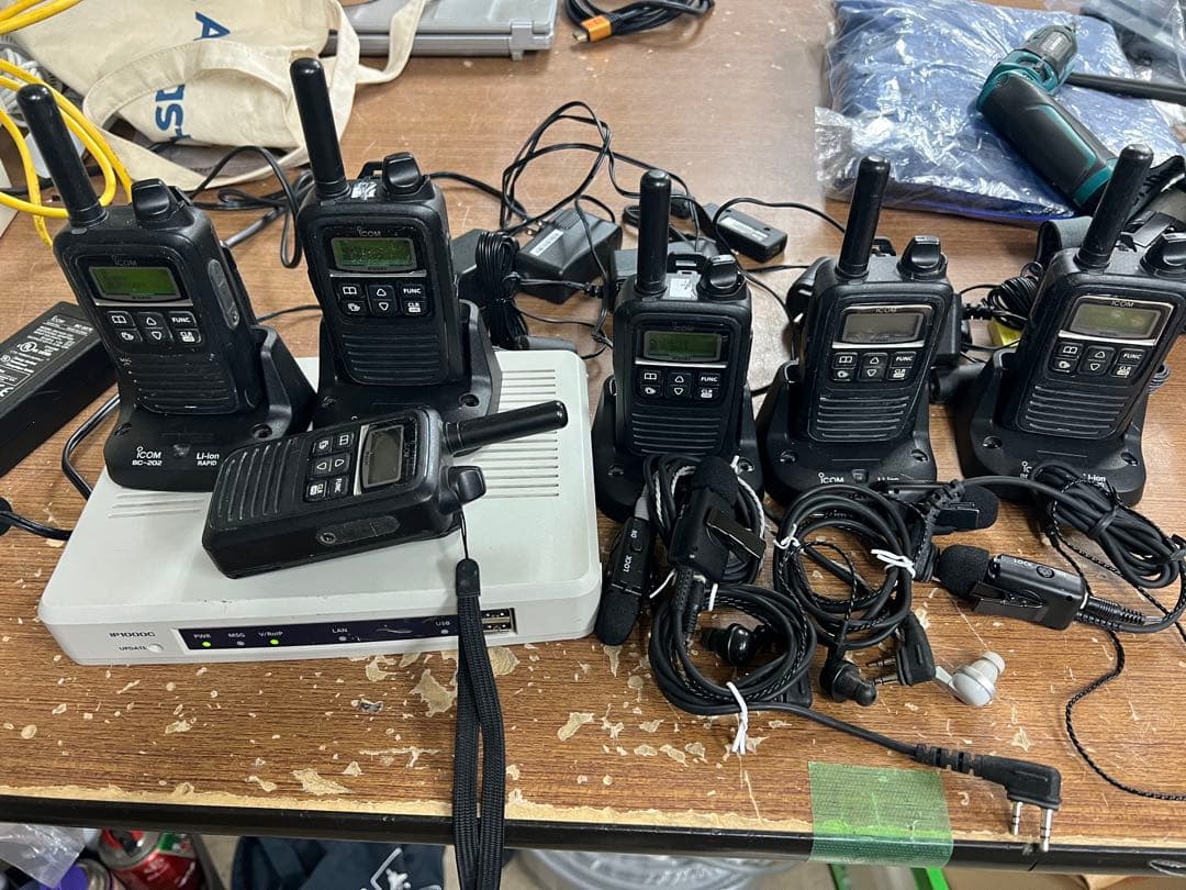 IPネットワーク上で動作 IP100H トランシーバー ６台セット