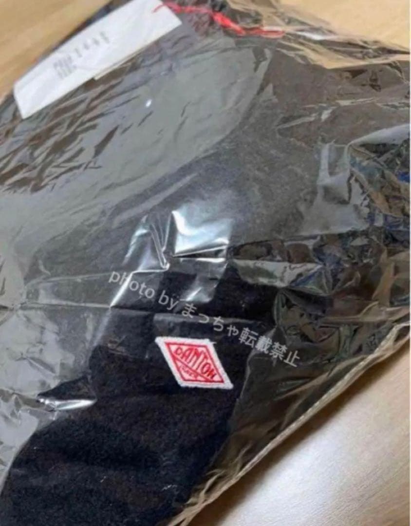 DANTONダントン　ノーカラー フリース ジャケット　ブラック44