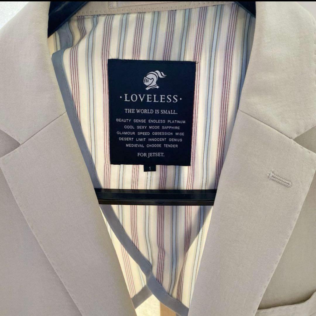 美品　LOVELESS ラブレス　テーラードジャケット　春夏秋　セットアップ
