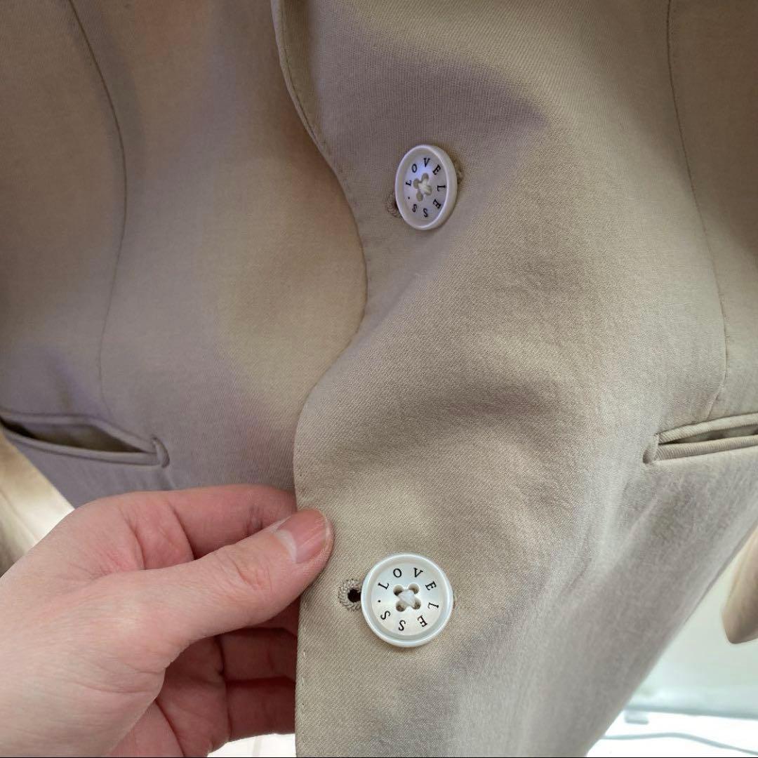 美品　LOVELESS ラブレス　テーラードジャケット　春夏秋　セットアップ