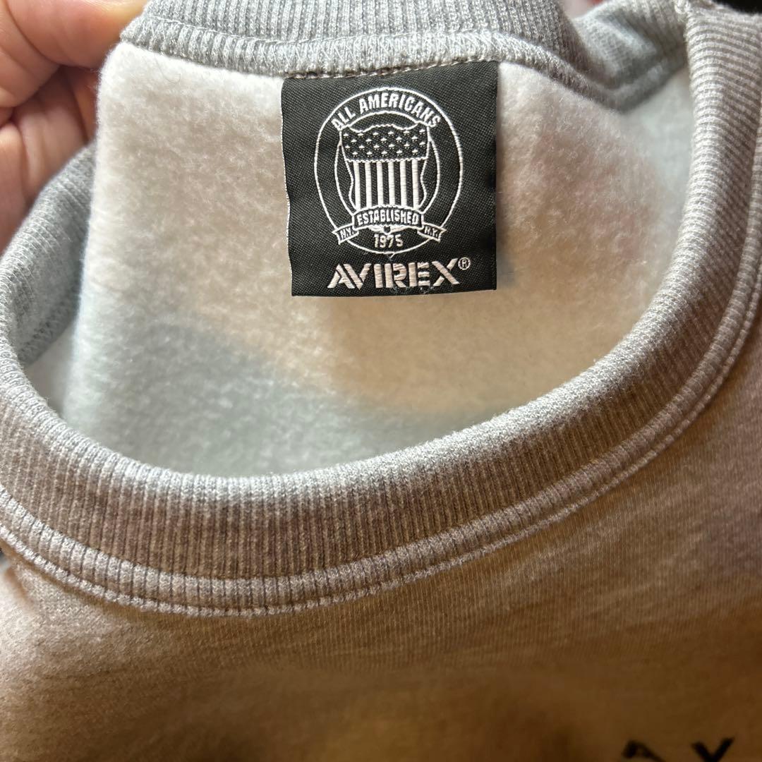 AVIREX スウェット　グレー