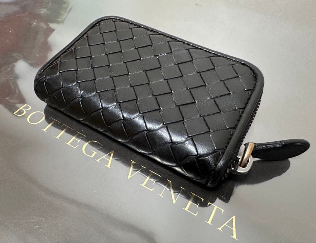 【付属品付】ボッテガヴェネタ イントレチャートケース/カーフ/黒2️⃣✨✨