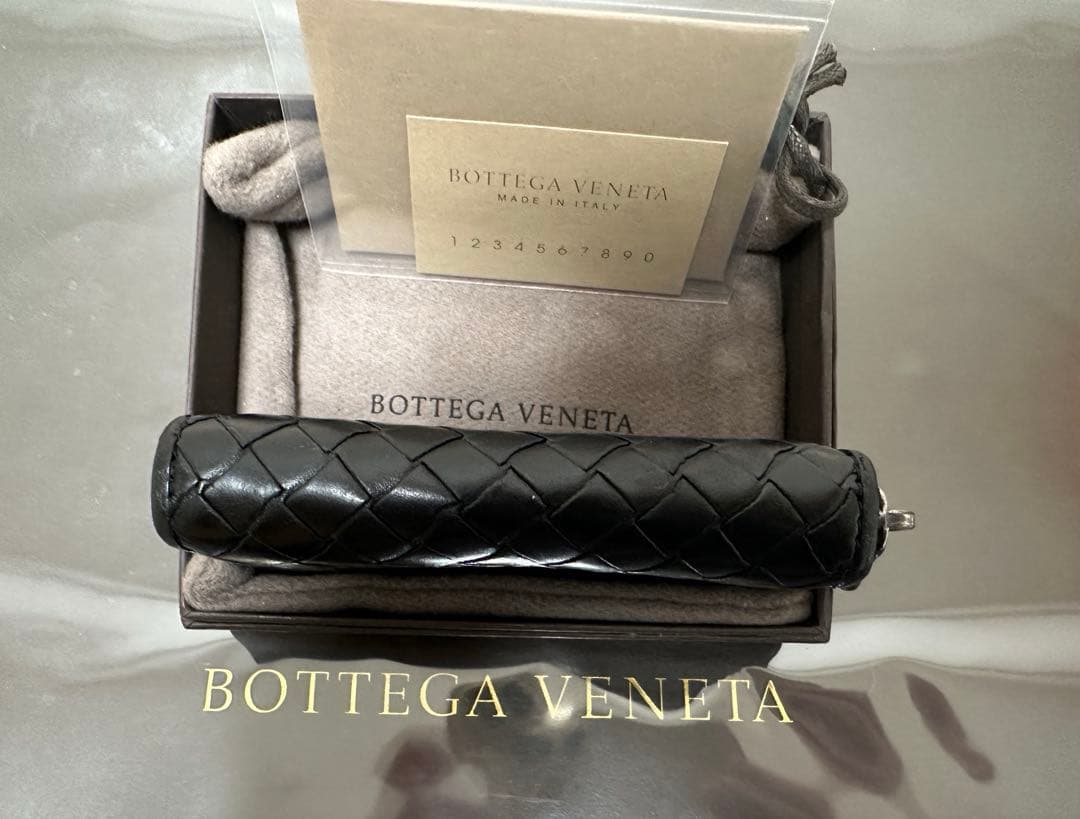 【付属品付】ボッテガヴェネタ イントレチャートケース/カーフ/黒2️⃣✨✨