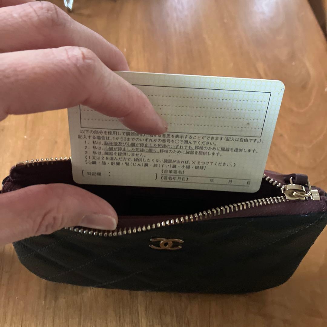 超レア！！キャビアスキン　CHANEL ポーチ　カードケース