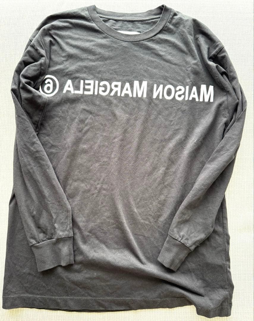 Maison Margiela ブラック ロングスリーブ Tシャツ 12
