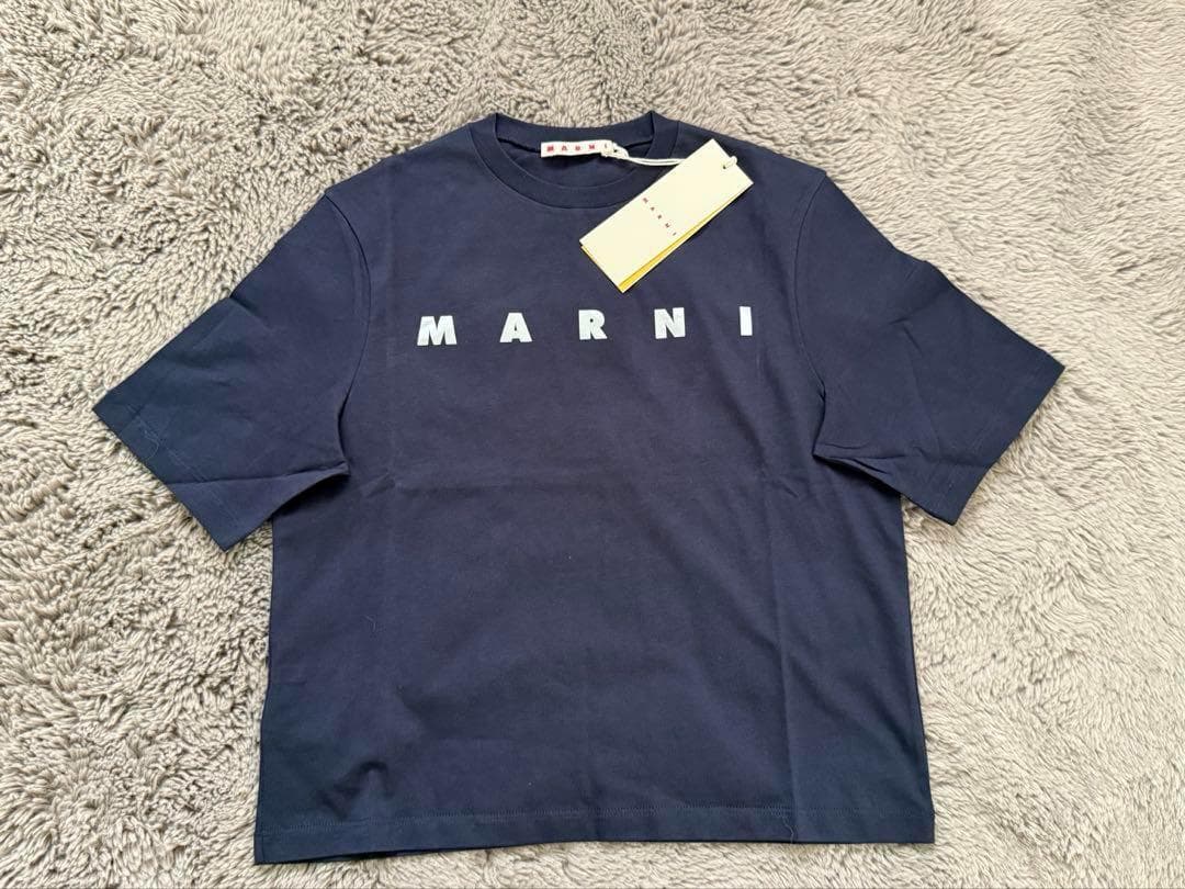 大人もOK! MARNI 半袖 ロゴTシャツ 14Y 160㎝