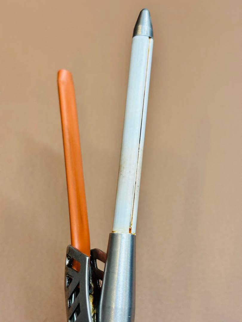 超美品TKセラミックアイロン　元巻き6㎜丸アイロン/レンツアイロン/理容アイロン