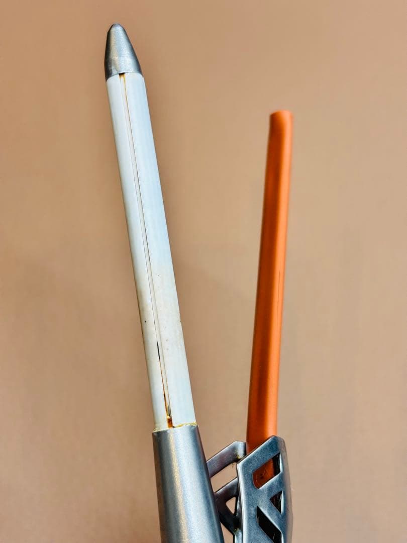 超美品TKセラミックアイロン　元巻き6㎜丸アイロン/レンツアイロン/理容アイロン