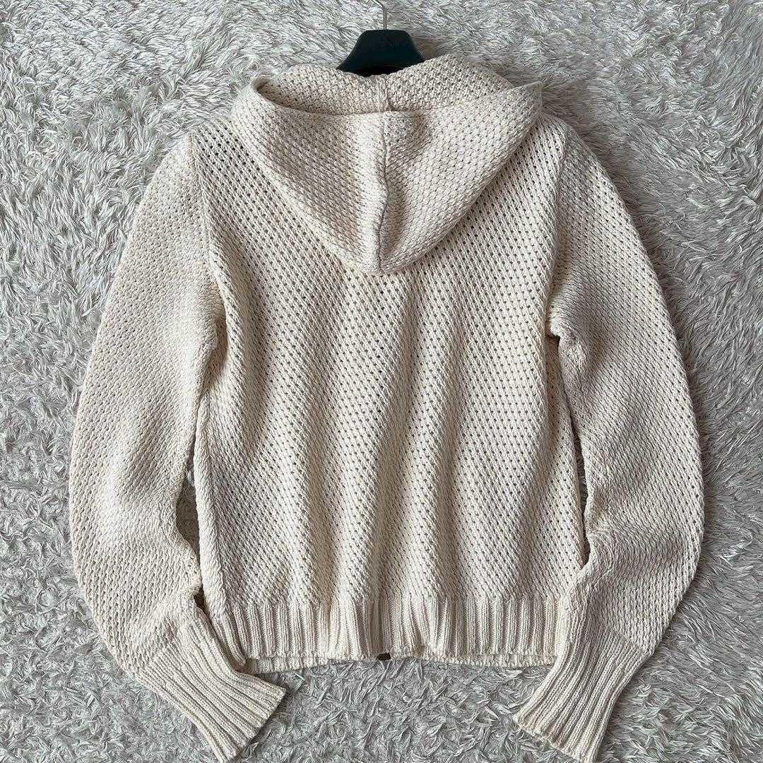 フォクシー リリーパーカー コットンカシミア フーディーカーディガン