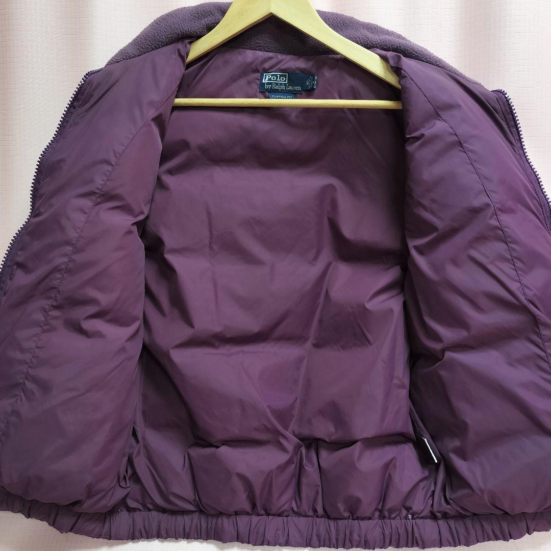 ヴィンテージ ビッグポニー ダウンベスト★ポロ ラルフローレン 背番号 刺繍