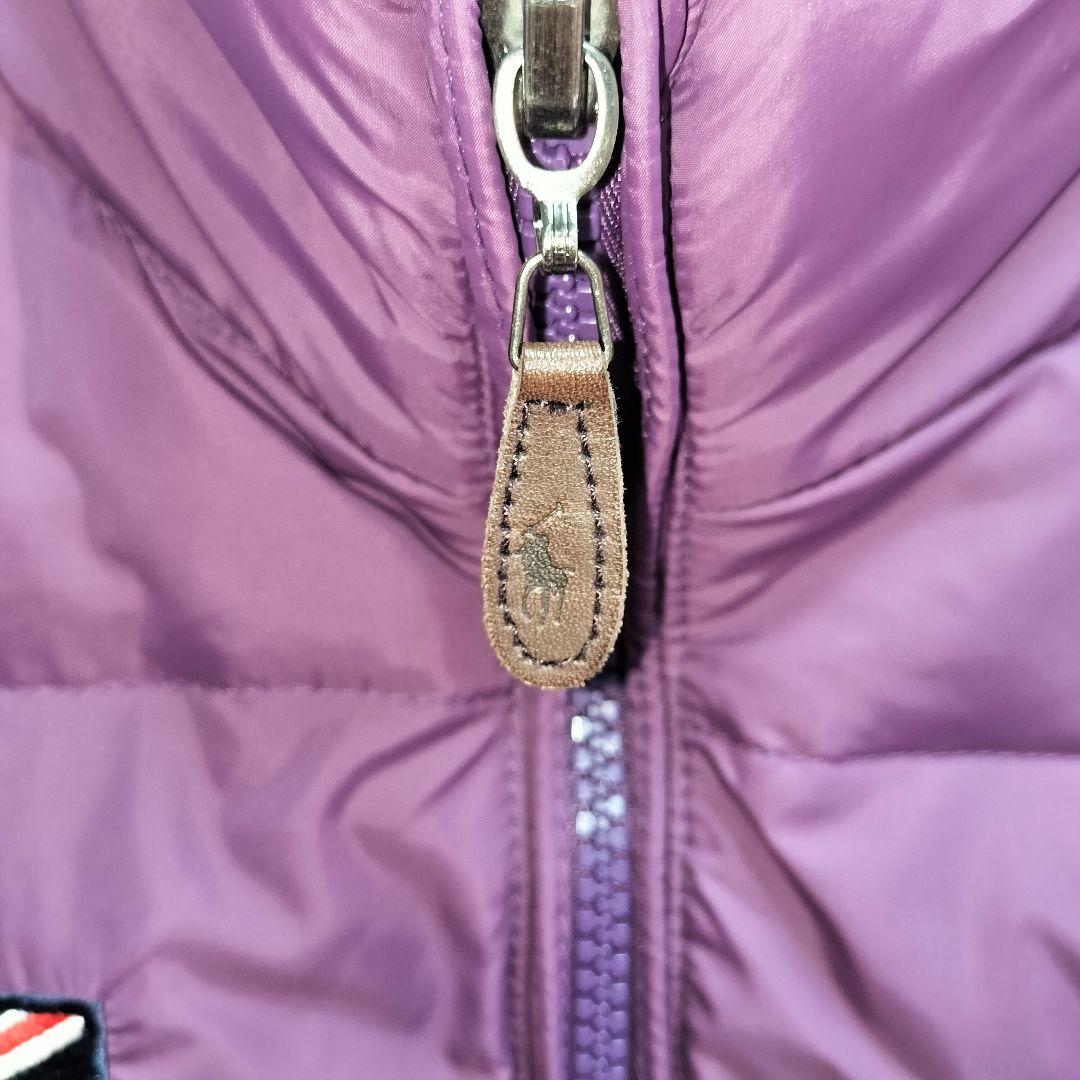 ヴィンテージ ビッグポニー ダウンベスト★ポロ ラルフローレン 背番号 刺繍