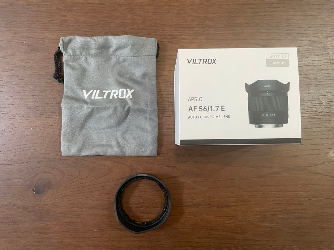 viltrox 56mm f1.7 sony eマウント　フィルター付き