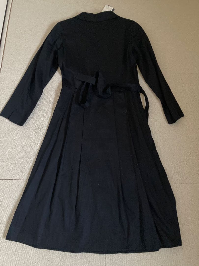 agnis b. ブラックロングワンピース 36★新品タグ付き定価¥33600