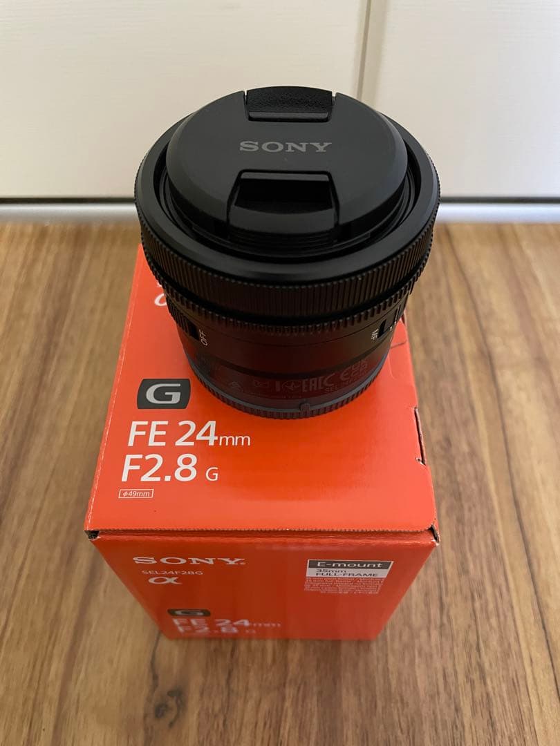 【ほぼ新品、保証あり】SONY FE 24mm F2.8 G レンズ