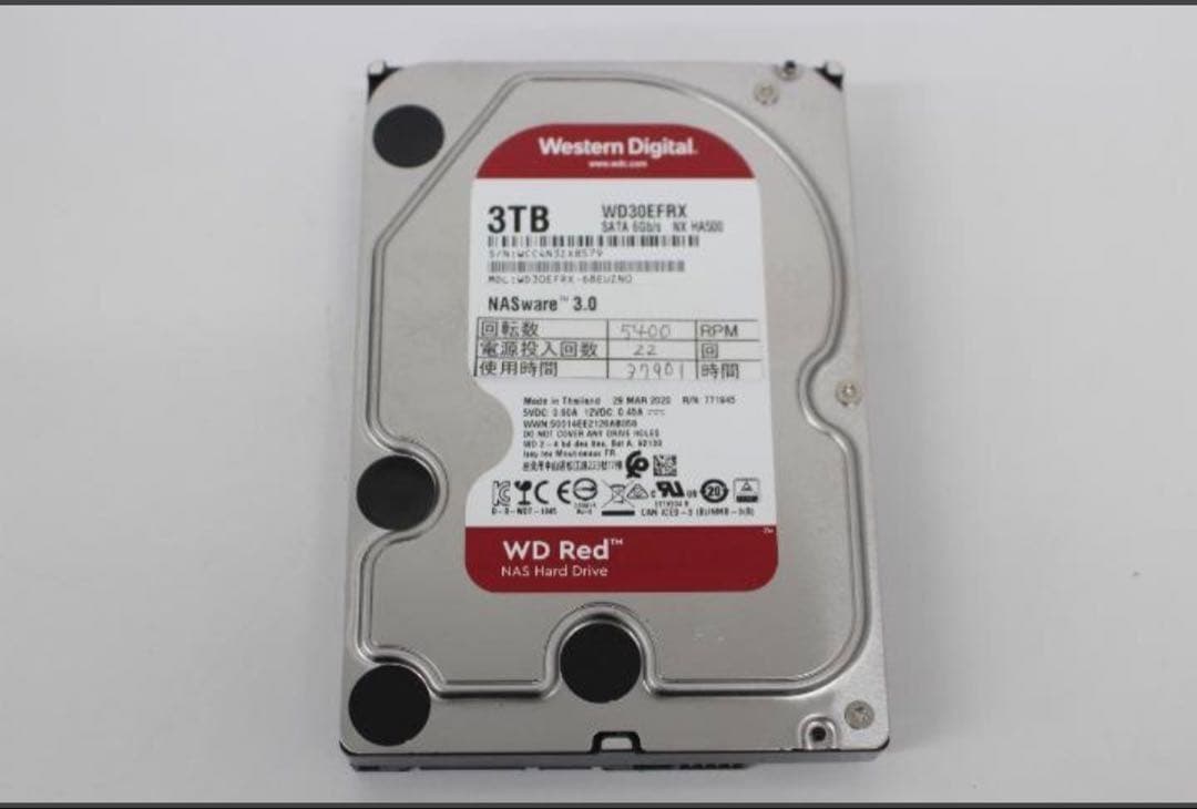 Western Digital WD Red 3TB 内蔵型HDD