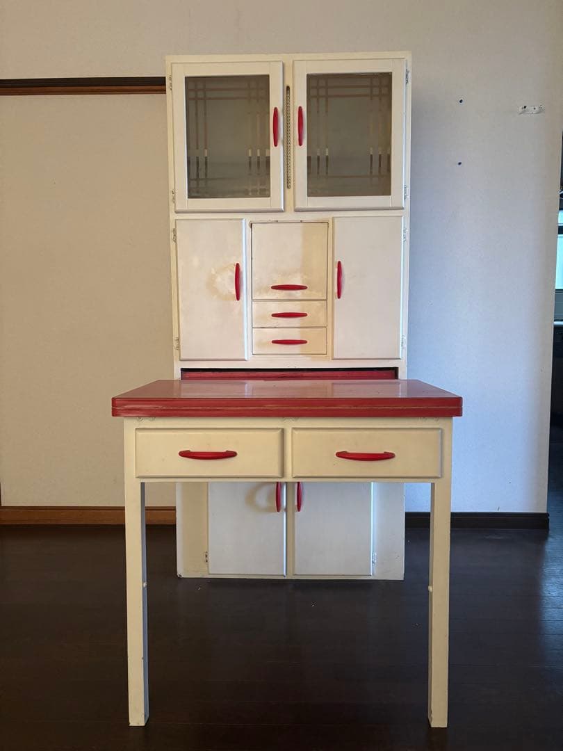 アンティーク食器棚