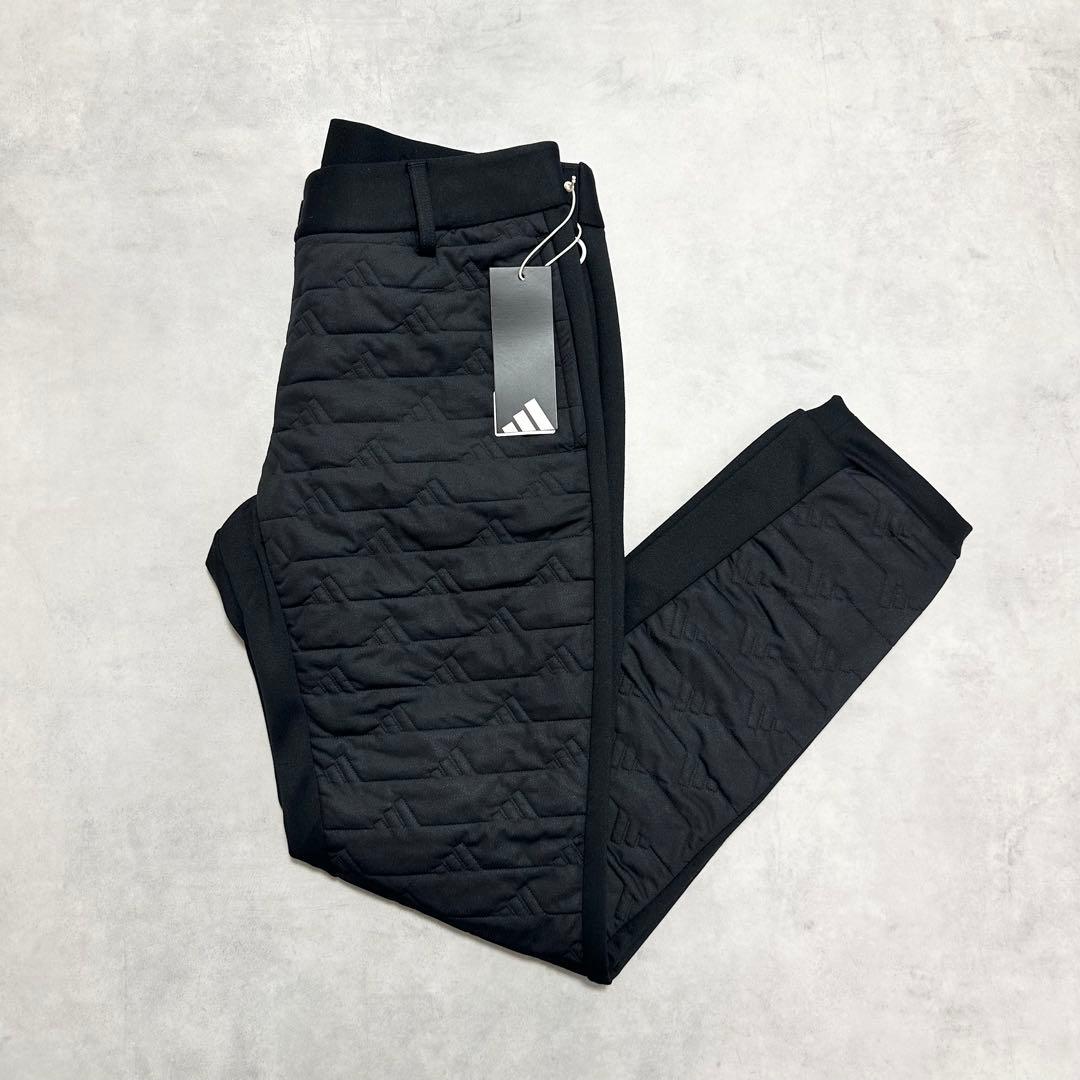 アディダス ゴルフ L 中綿 パンツ レディース ウィメンズ 女性用 黒 ズボン