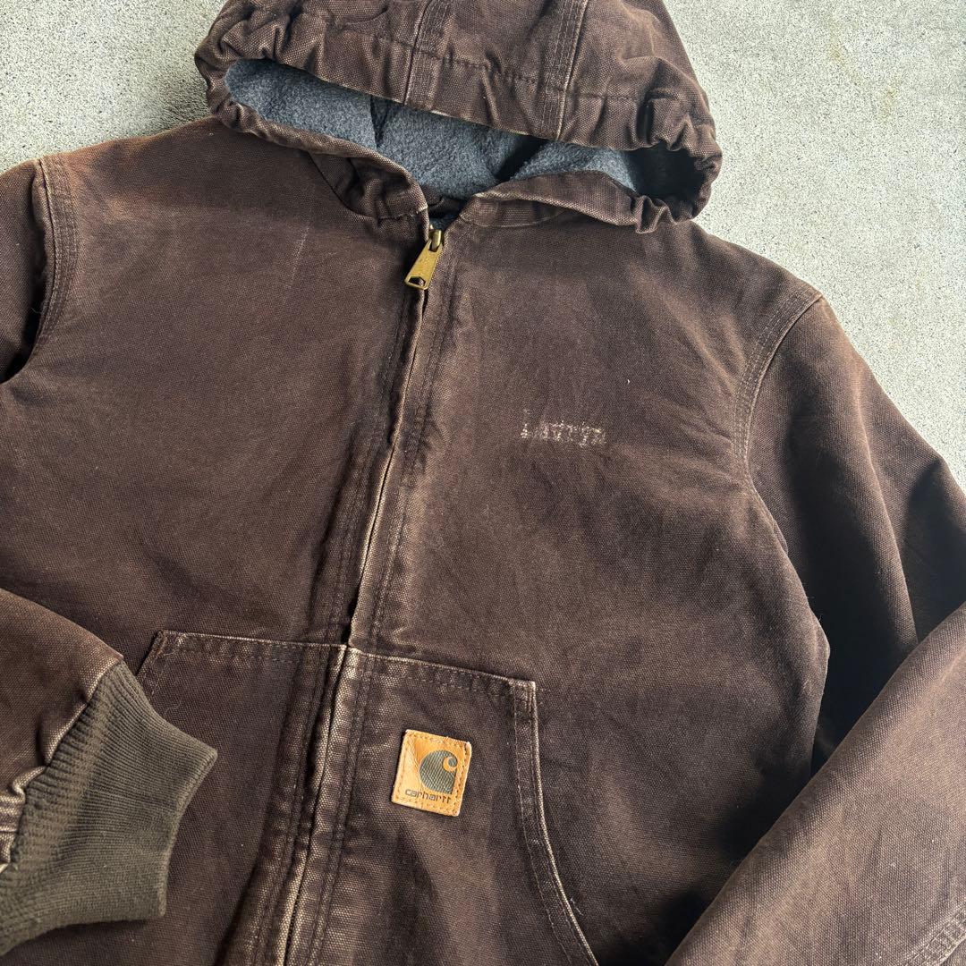 抹茶Carhartt アクティブジャケット キッズサイズ