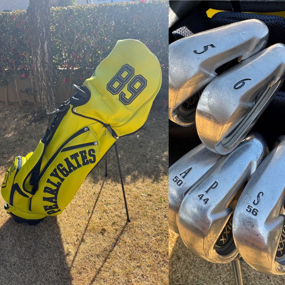 ゼクシオゴルフセット一式とパーリーゲイツバック