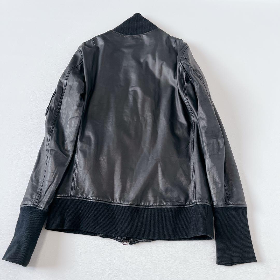 Sisii シシ レザージャケット ライダース シングル 牛革　MA-1