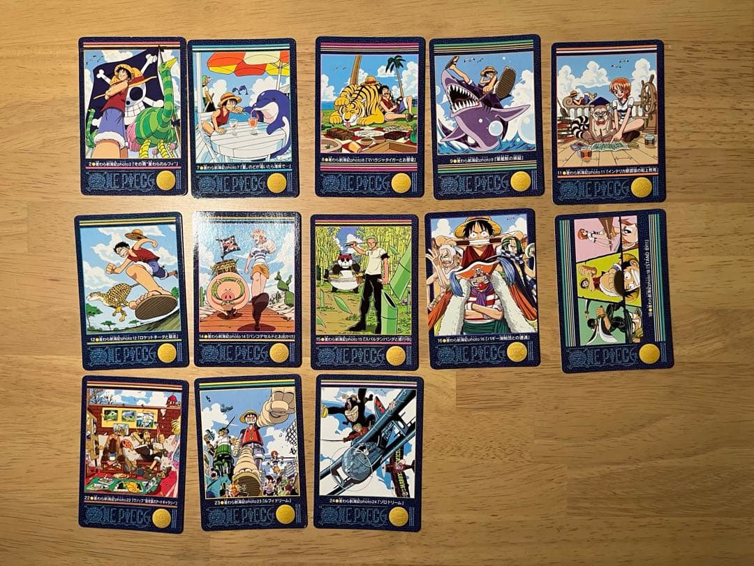 カードダス　ワンピース　ビジュアルアドベンチャー　27種類
