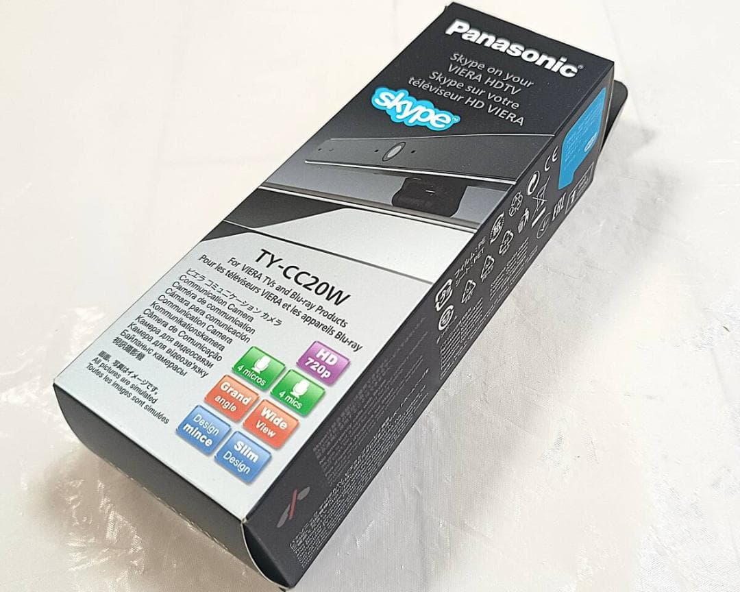 パナソニック　ビエラ　コミニケーションカメラ　TY-CC20W　SKYPE対応