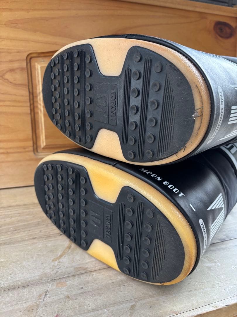 MOON BOOT ブラック スノーブーツ　ムーンブーツ　メンズ