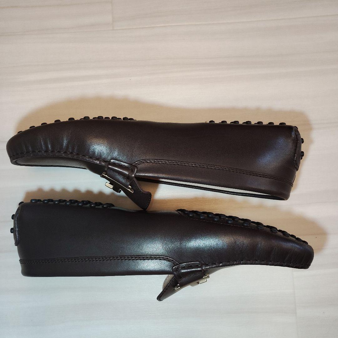 ⭐TOD'SダブルTドライビングシューズ　EU39.5 BRW woman's