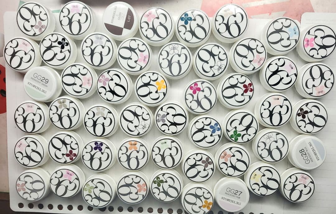 ストーリージェル365 ネイルカラー 50色セット