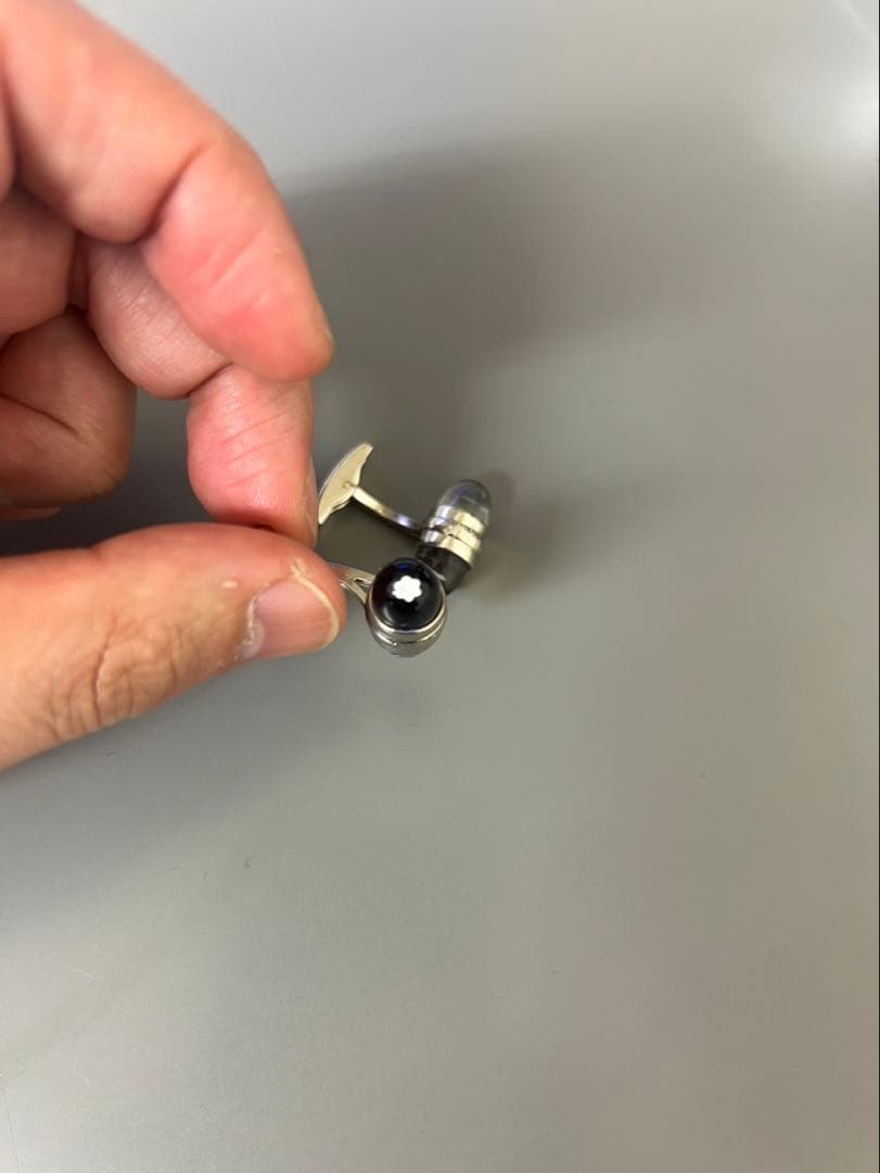 MONTBLANC　スターウォーカー　モンブラン　カフス　ロゴ　シルバー