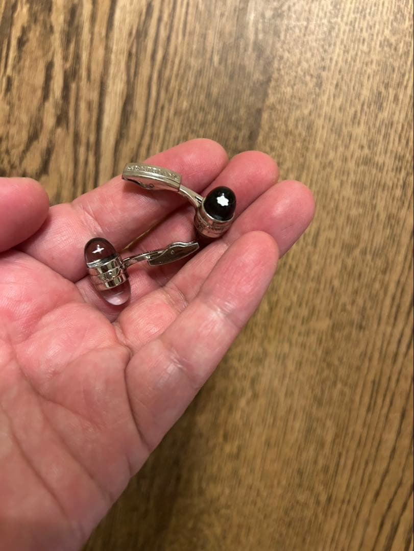 MONTBLANC　スターウォーカー　モンブラン　カフス　ロゴ　シルバー