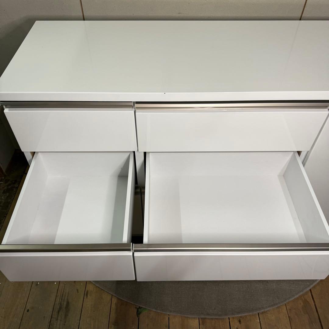 【735】ホワイトキッチンカウンター