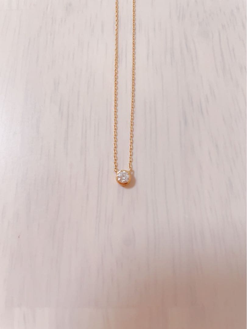ete K18 ダイヤモンドネックレス\