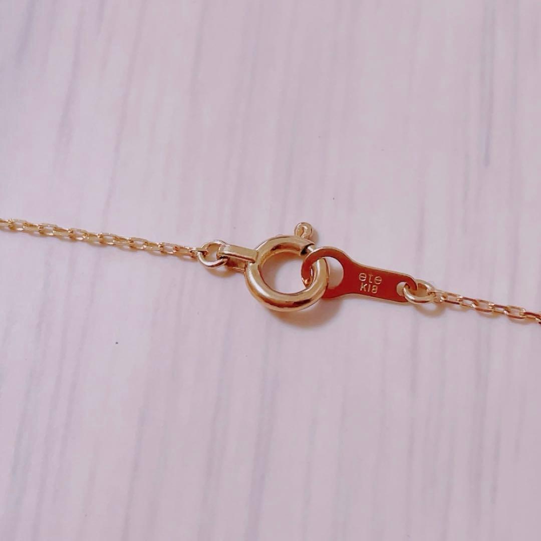 ete K18 ダイヤモンドネックレス\"ブライト\" イエローゴールド