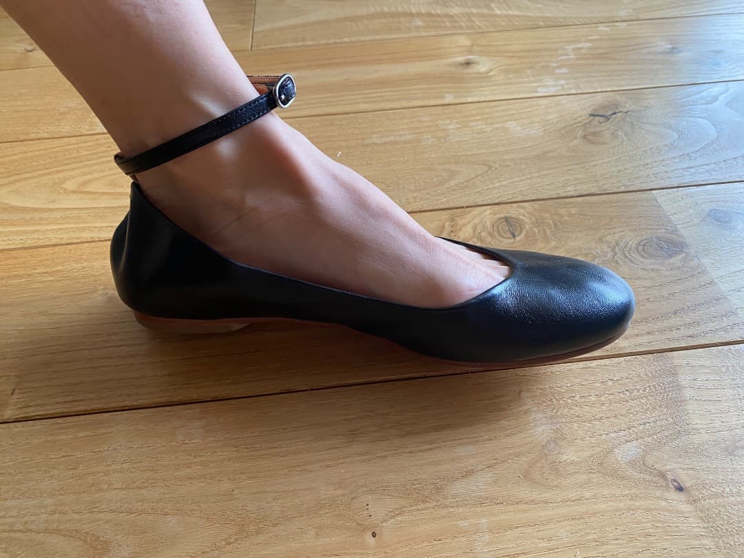 メゾン・マルタン・マルジェラ　レディース　新品　革　バレリーナシューズ