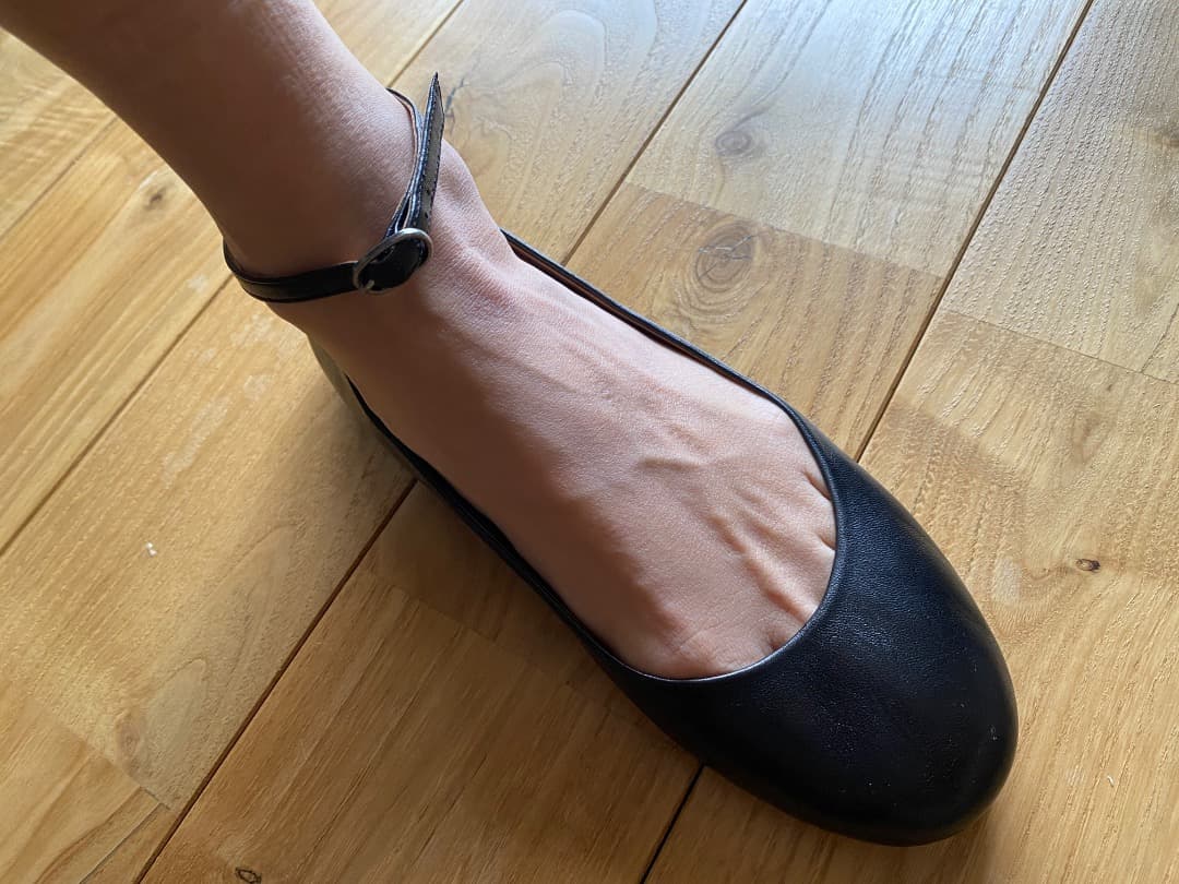 メゾン・マルタン・マルジェラ　レディース　新品　革　バレリーナシューズ