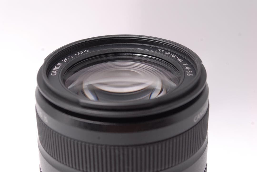 ★手ぶれ補正★ Canon EF-S 55-250mm IS 【前後キャップ付】