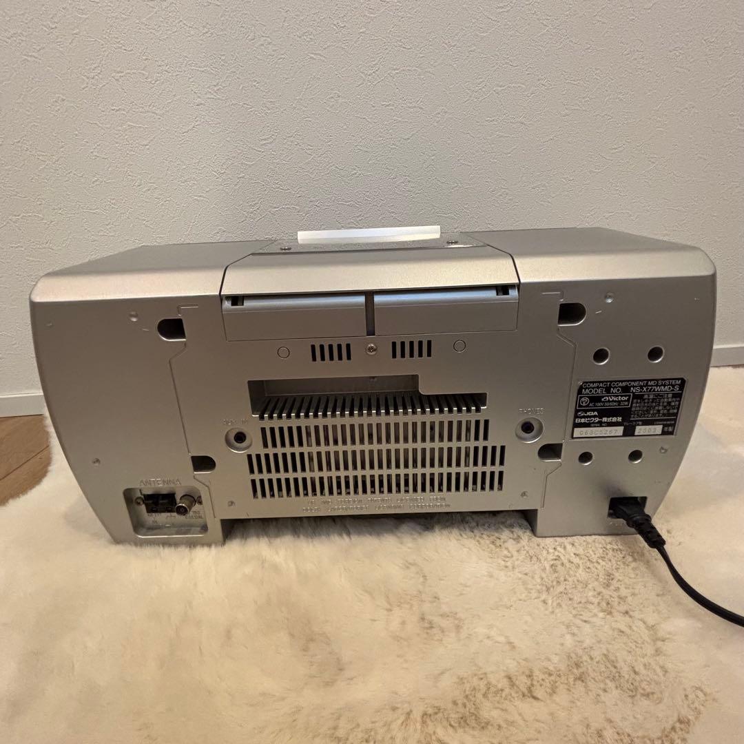 【美品】Victor NS-X77WMD コンパクトコンポーネントMDシステム