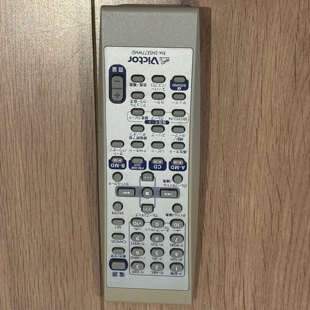 【美品】Victor NS-X77WMD コンパクトコンポーネントMDシステム