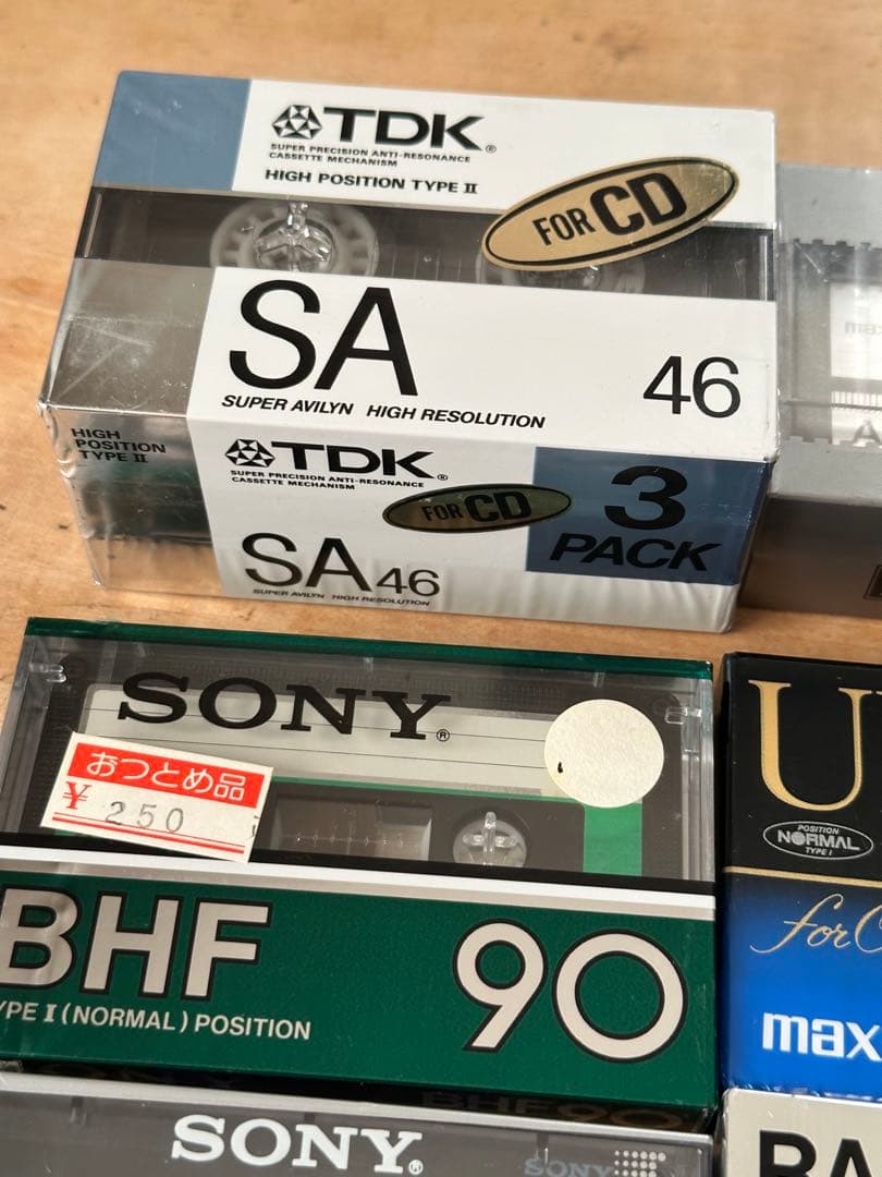 カセットテープ　未使用