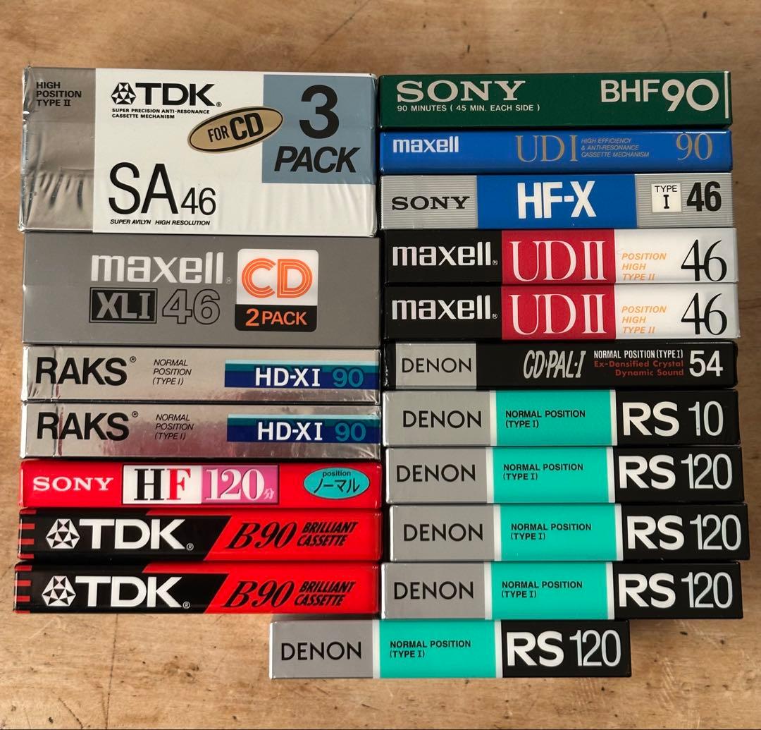 カセットテープ　未使用