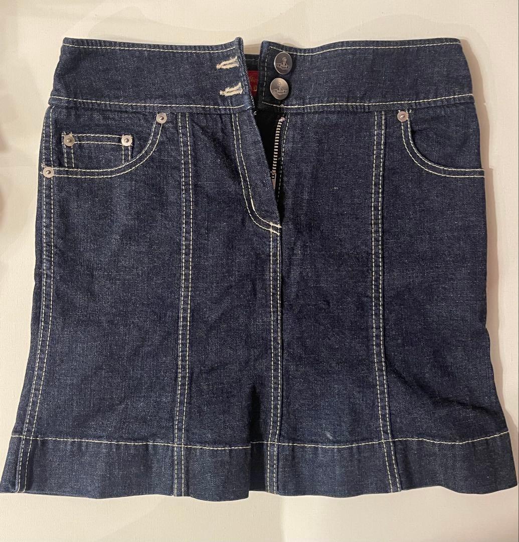 ヴィヴィアンウエストウッド　デニム スカートサイズ2