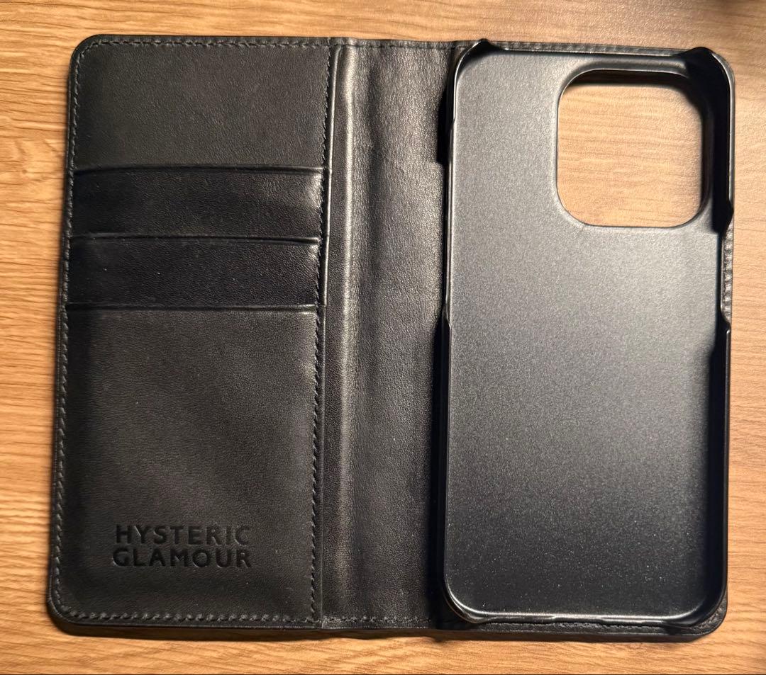 値下げ交渉可！ヒステリックグラマー iPhone15Pro用 手帳型ケース
