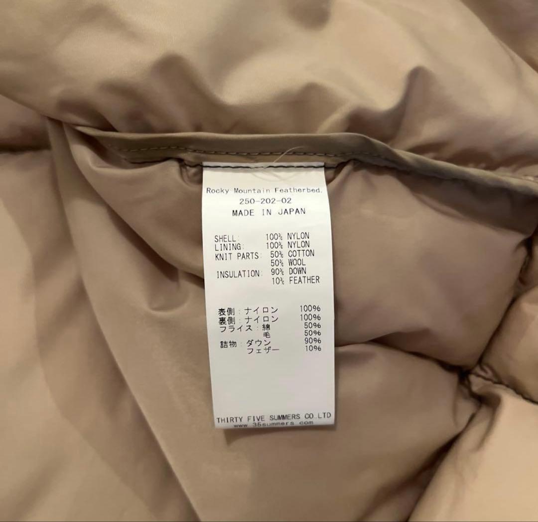 ジャケット・アウター Rocky Mountain Featherbed GRAND TETON