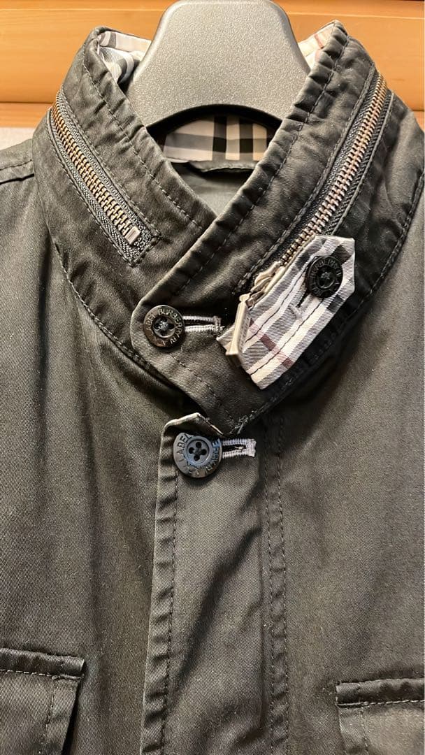 最終値下げバーバリーブラックレーベル ジャケット コート ジャンパーノバチェック